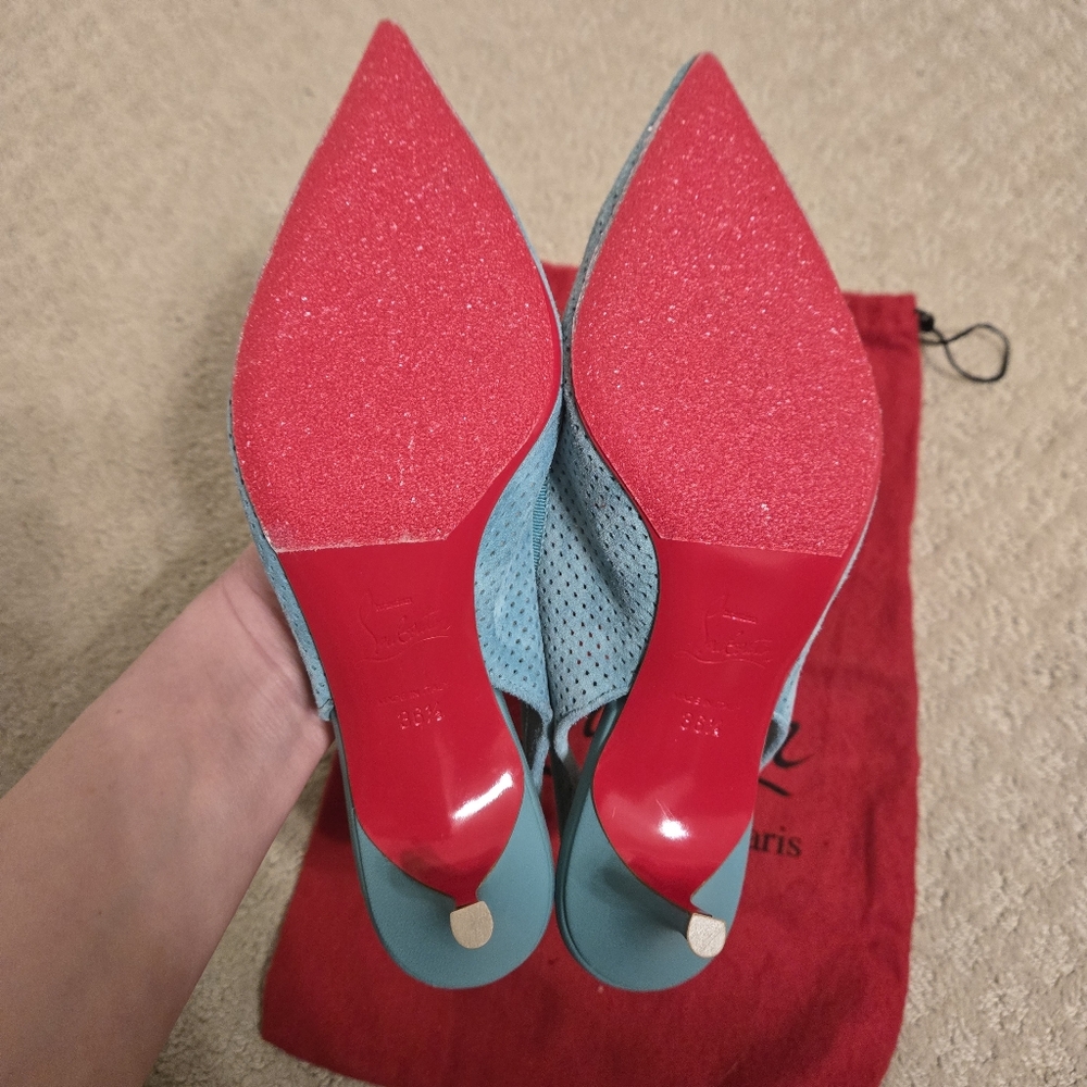 Christian Louboutin Hall Sling Shoes - Picture 5 of 11